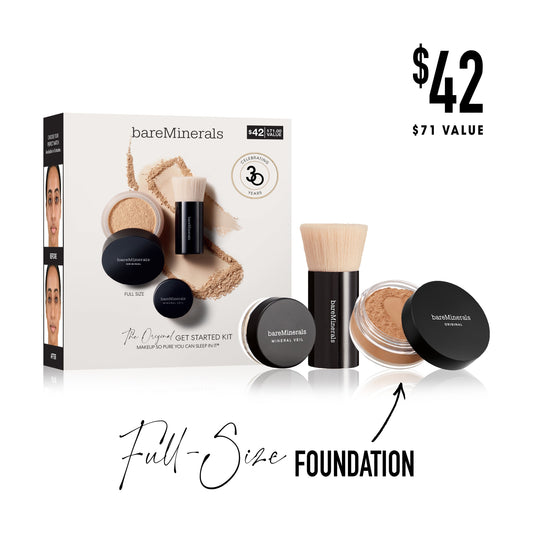 The Original Get Started® Kit 3-Piece Mineral Makeup Set